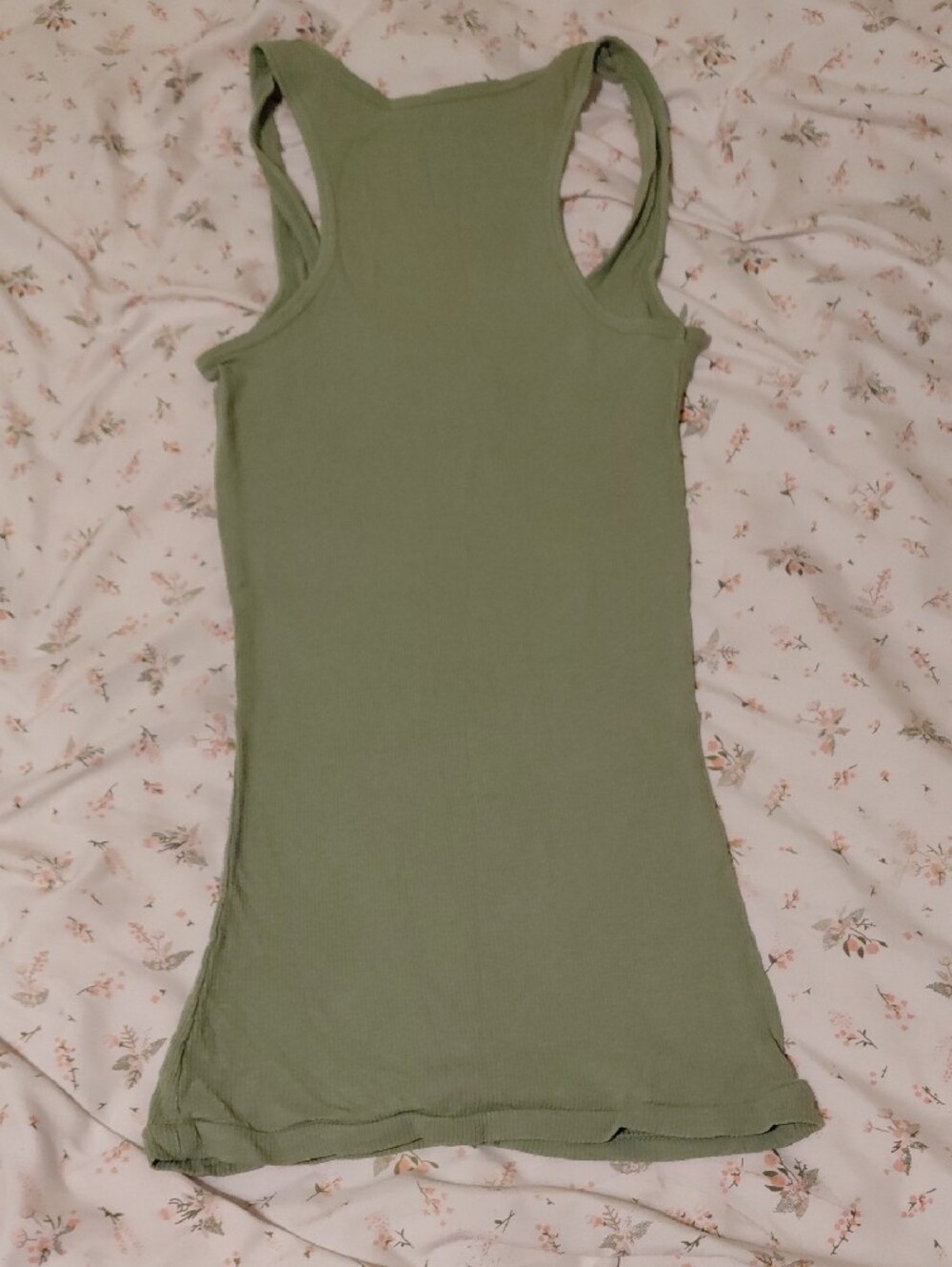 Rue21 Olive Ribbed Racerback Tank - Picture 6 of 8